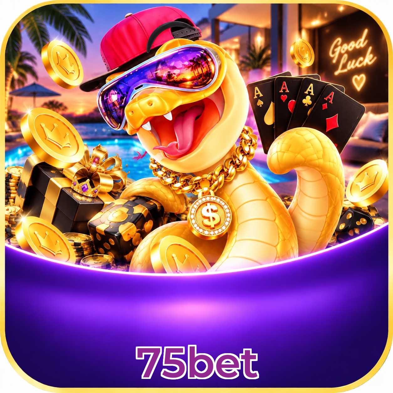 75bet Telegram Stats